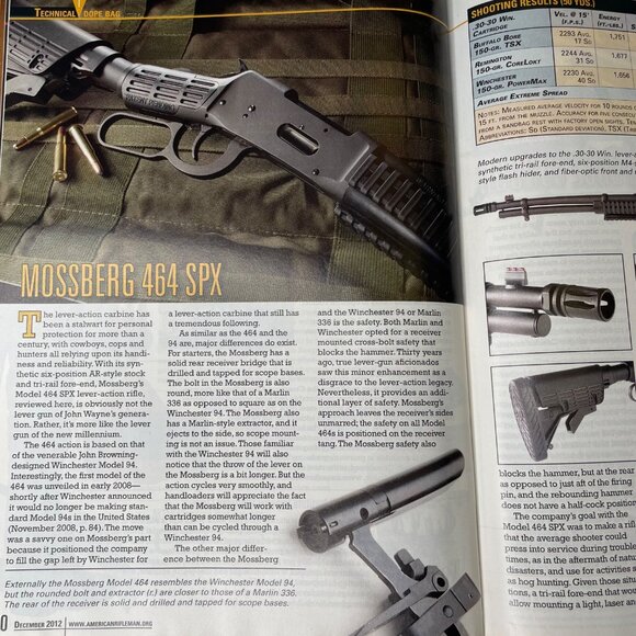 American Rifleman NRA Magazine December 2012 u Vol 160 No 12 National Rifle Asso - Picture 11 of 11